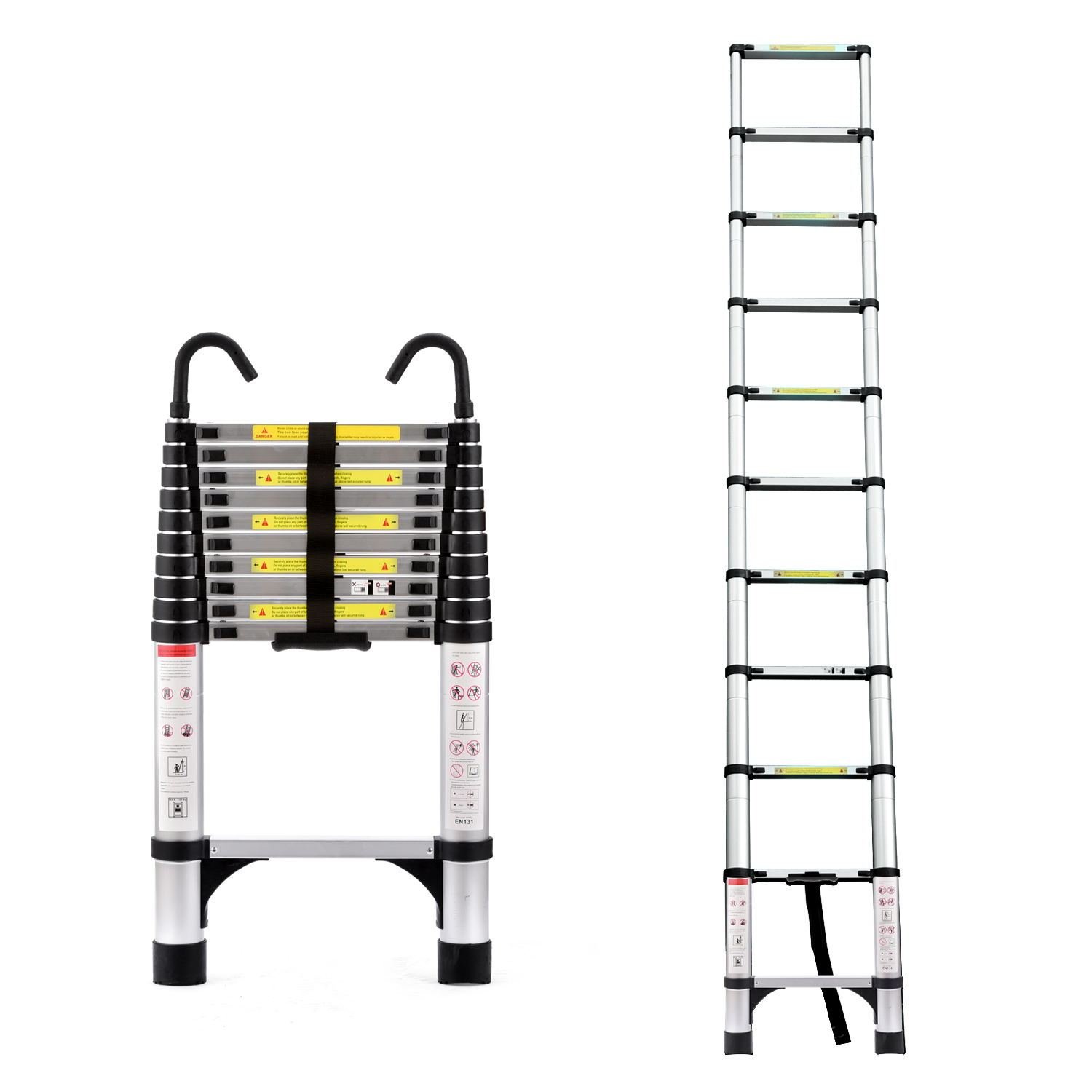 3.2m Aluminum Folding Ladder Multi-Functional For Home And Work - Image 1