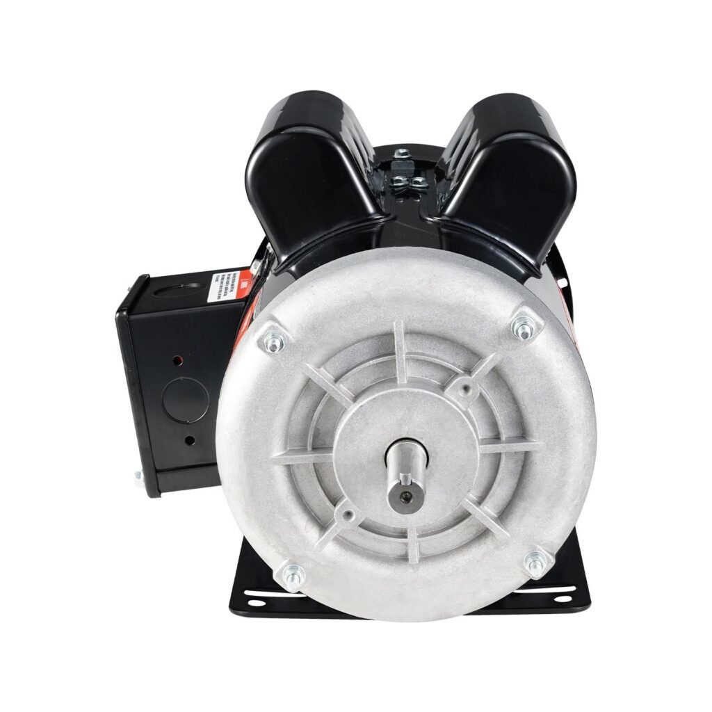 1.5HP Electric Motor 3450 Rpm, AC 115V/230V, 56 Frame, Air Compressor Motor Single Phase, 5/8' Keyed Shaft, CW/CCW Rotation For Agricultural Machinery And General Equipment