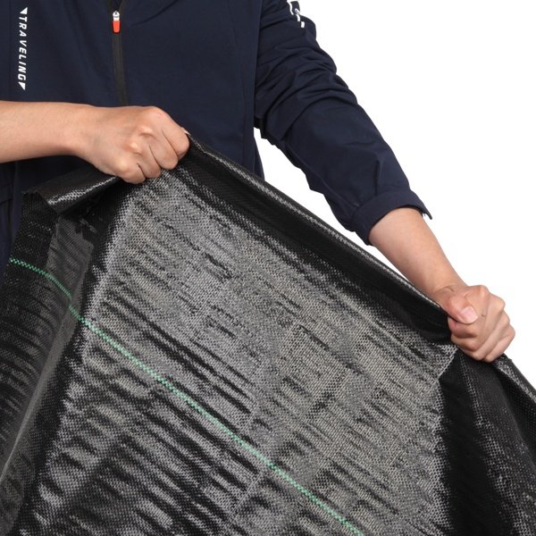 4x100ft Black Weeding Cloth Polyethylene Foldable