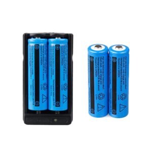 Battery 3000mAh 3.7V Rechargeable Li-ion Batteries For Torch Laser&Dual Charger - Image 9