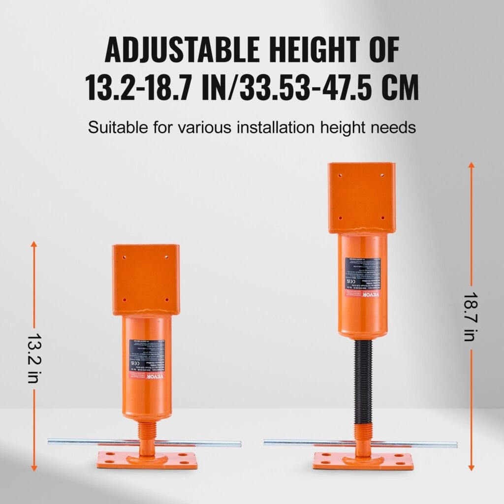 Adjustable Shore Lift Stand Floor Roof Beam 4'x4' House Leveling Jack Post