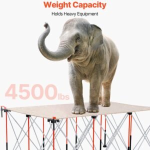 Portable Folding Workstand 6.12 X 4.14ft Collapsible Work Stand 4500lbs Capacity - Image 4