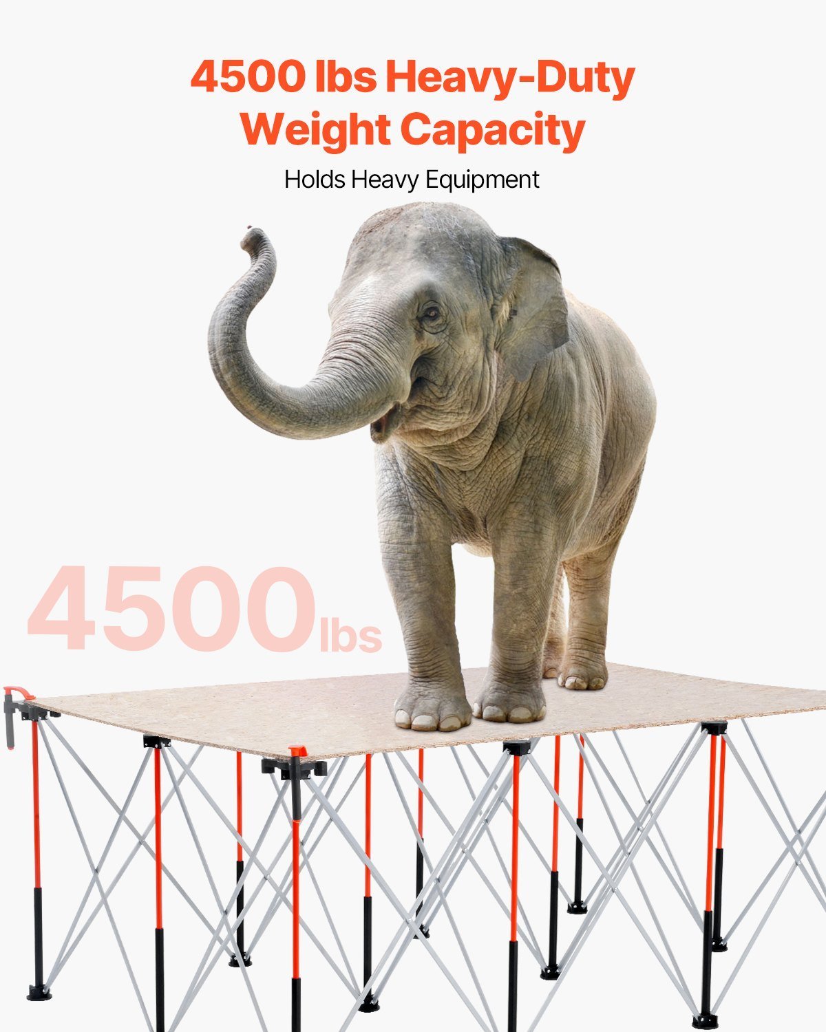 Portable Folding Workstand 6.12 X 4.14ft Collapsible Work Stand 4500lbs Capacity - Image 4