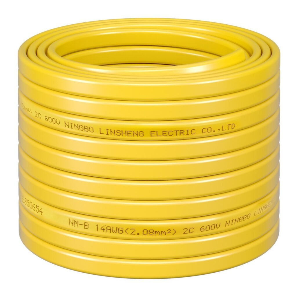 NM-B Wire 14AWG'2C Copper Core Cable 50 Ft Electrical Wire With Ground