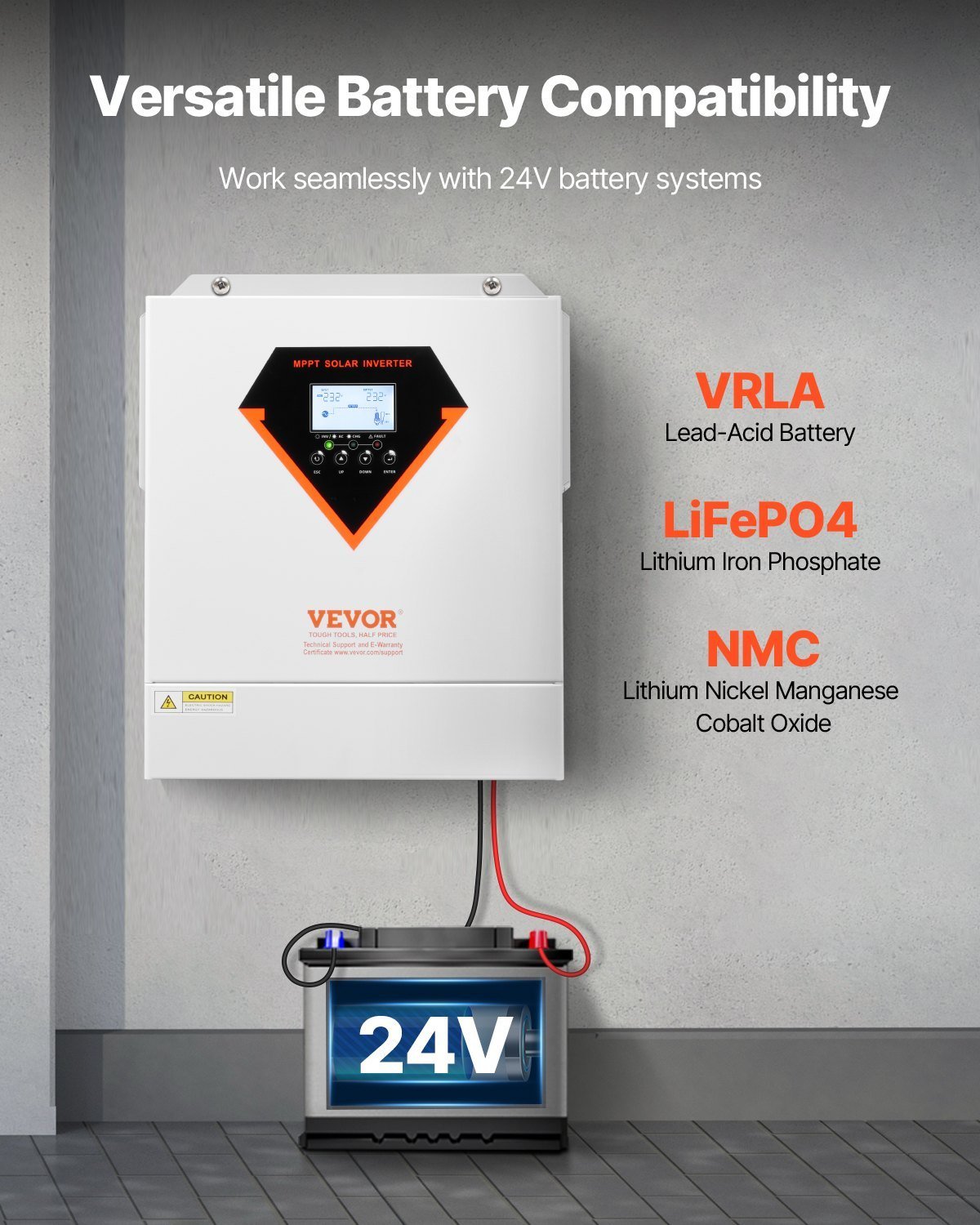 Hybrid Solar Inverter Charger 3500W 220/230V With Built-in 100A MPPT Controller - Image 3