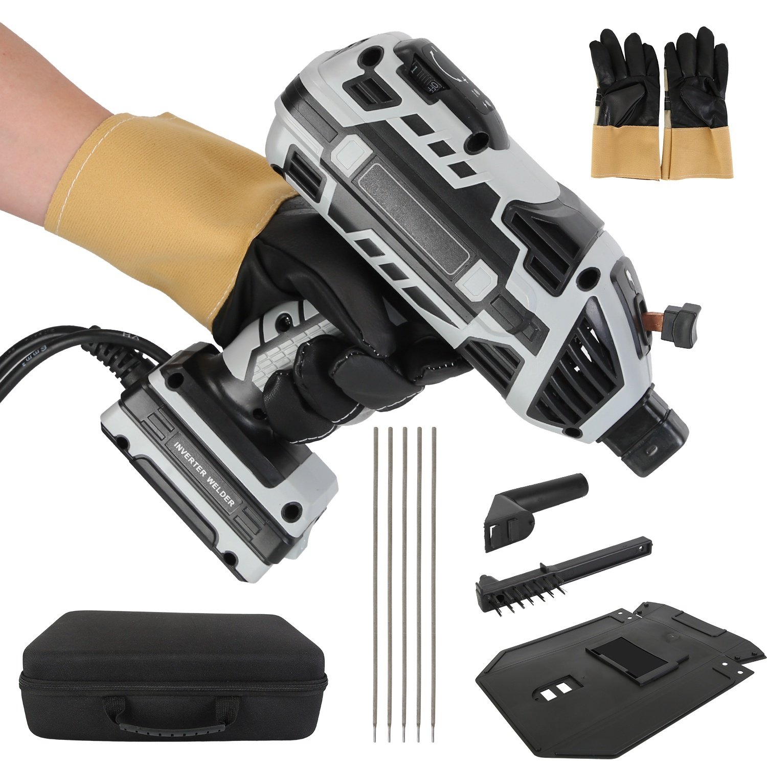 1Set 110V 120Amp Welding Machine 4600W Portable Welder Gun Hand Held Welding Machine Electric Stick Welder With 20 To 120Amp Output IGBT Inverter - Image 11