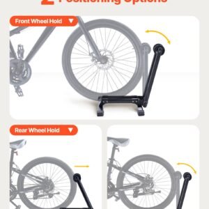 Foldable Bike Rack For 20 To 29 Inch Mountain & Road Bikes Storage Stand 2 Pack - Image 5