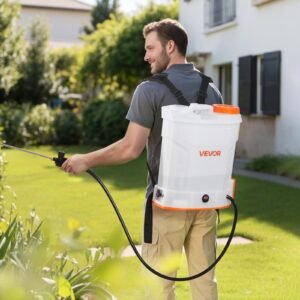 3.2 Gallon Battery Powered Backpack Sprayer 0-90 PSI 2H Runtime For Yard Lawn - Image 6
