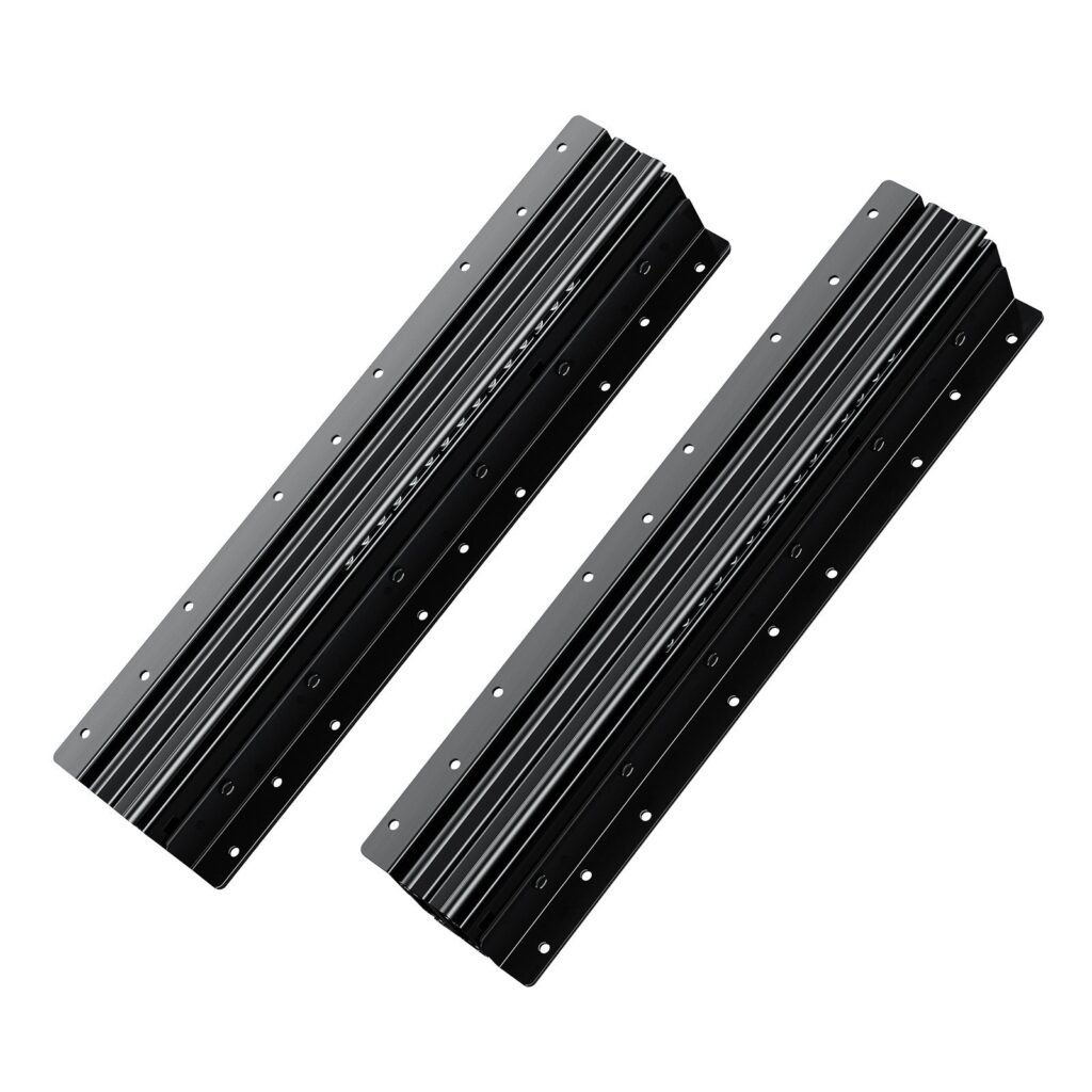 Undermount Drawer Slides 16 Inch Under Stair Cabinet Rails 260 LB Load