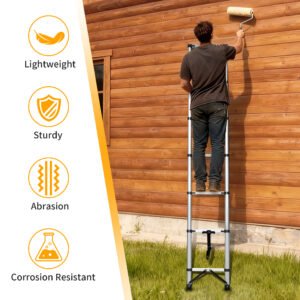8.56 Feet Compact Telescoping Ladder - Image 8