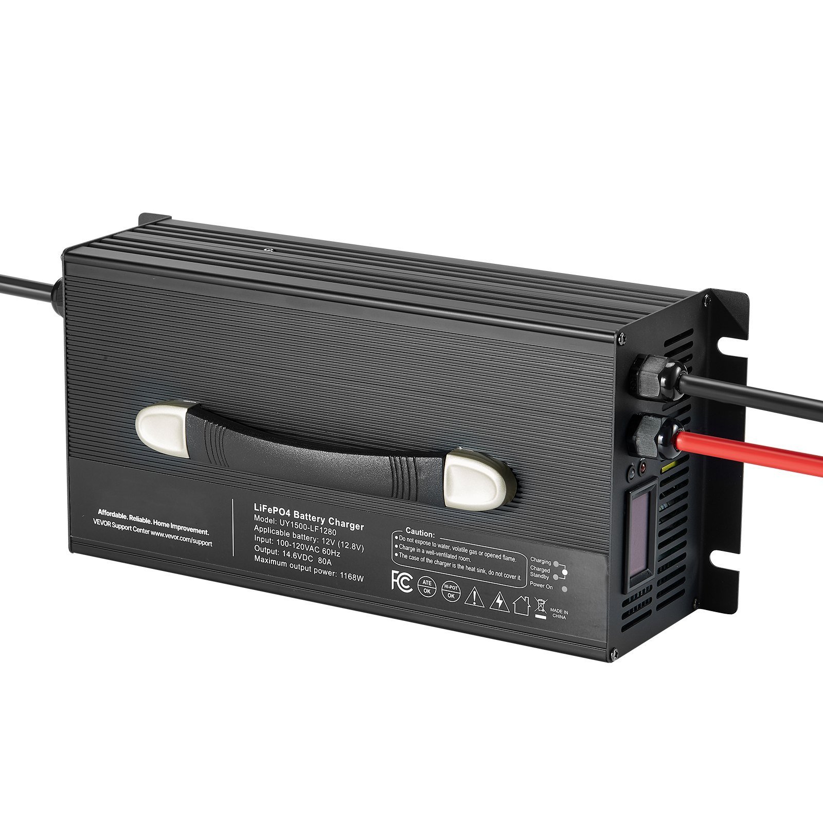 12V 80A Lithium Battery Charger 14.6V AC-DC LiFePO4 Smart Charger For RV - Image 1