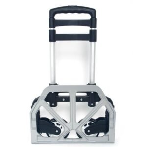 Portable, Foldable, Telescopic Trolley Trolley, Trolley, Luggage Cart, Black - Image 7