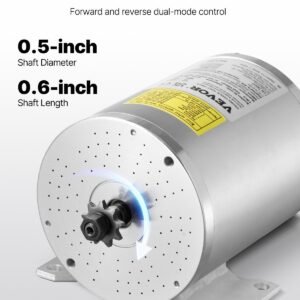 2000W Electric Brushless DC Motor Kit 48V 4300rpm Motor With Speed Controller - Image 2