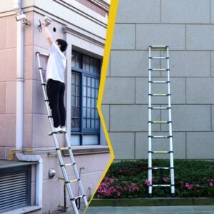 8.5FT Telescopic Aluminum Ladder For Home And Outdoor Use - Image 5