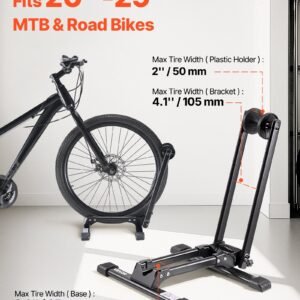 Foldable Bike Rack For 20 To 29 Inch Mountain & Road Bikes Storage Stand 2 Pack - Image 4