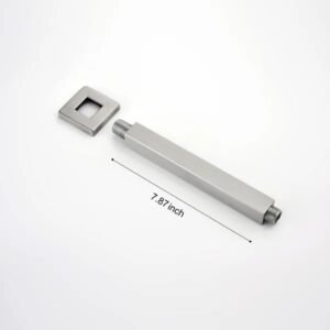 Shower Arm With Flange, 1/2 NPT Tapered Threads, Rain Shower Head Arm, Ceiling Mounted Shower Extension Arm - Image 2