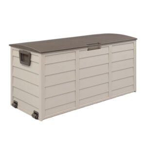 75gal 130lb Brown Plastic Patio Storage Box - Image 10