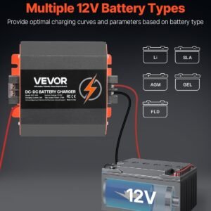 12V 30A DC To DC Charger Battery Charger 375W For Lead-Acid And Lithium AGM GEL - Image 2