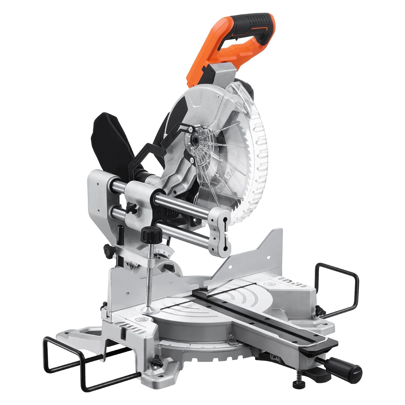 Sliding Compound Miter Saw 10-In Blade 15 Amp Motor Corded Double Bevel 60-Tooth - Image 1