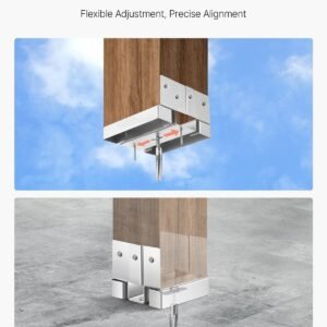 1 Pack 4x4 Post Base Bracket Post Anchor For Concrete Inner Size 3.53x3.56 In - Image 3