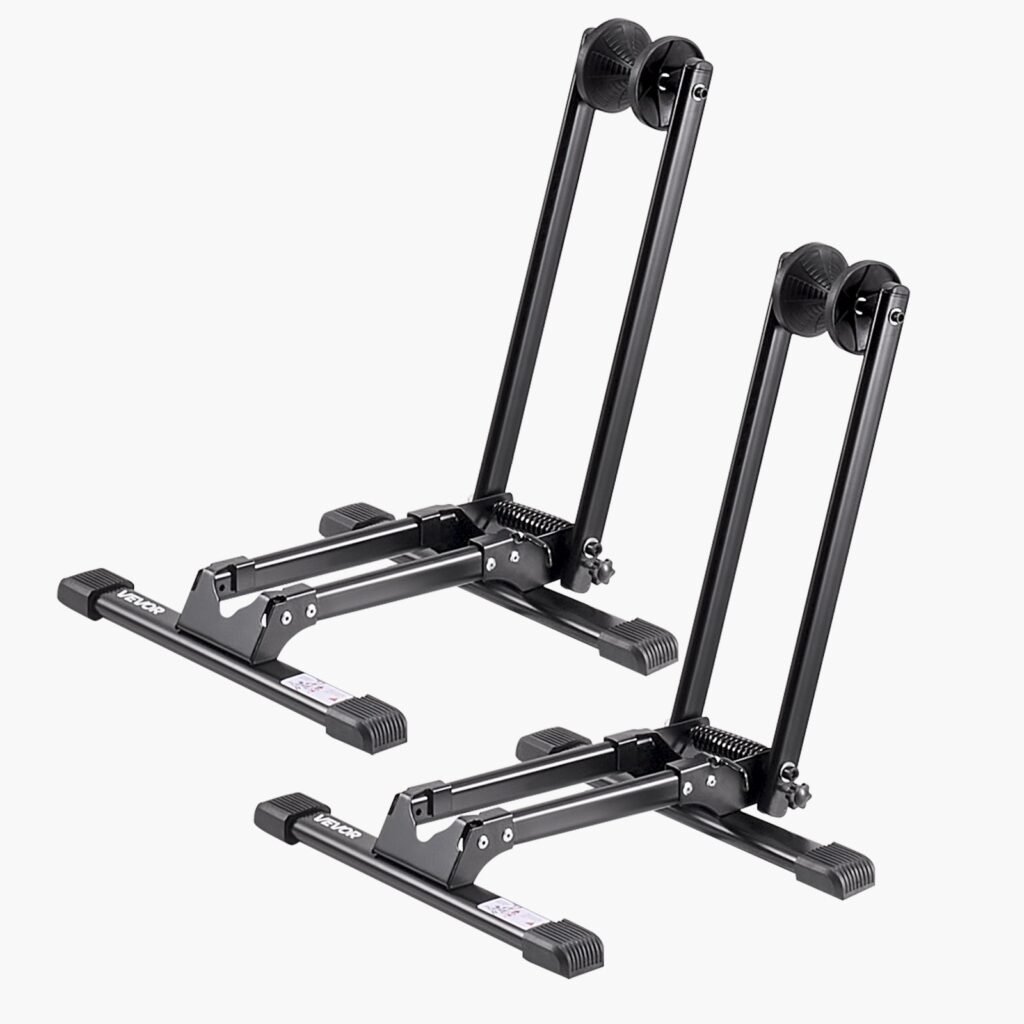 Foldable Bike Rack For 20 To 29 Inch Mountain & Road Bikes Storage Stand 2 Pack