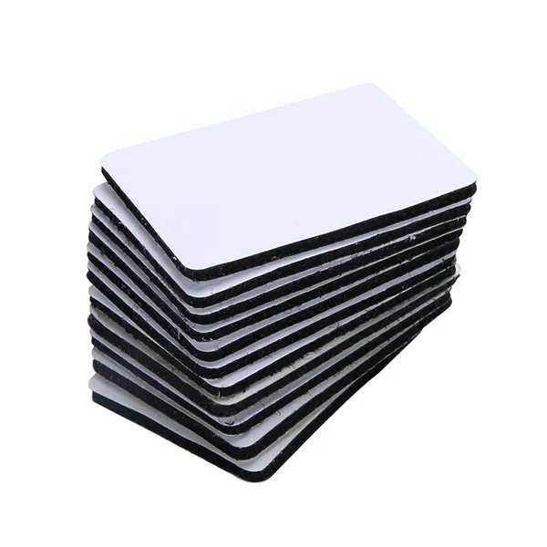 Carpet Anti-slip Sticker,40X60mm - 10 Pieces, Square Velcro Sticker, Black