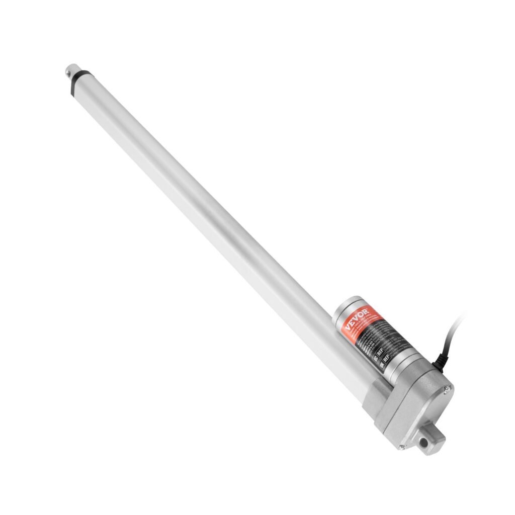 Linear Actuator 12V, 20 Inch Waterproof IP65 Linear Actuator, 660lbs/3000N 0.19'/s Linear Motion Actuator With Mounting Bracket