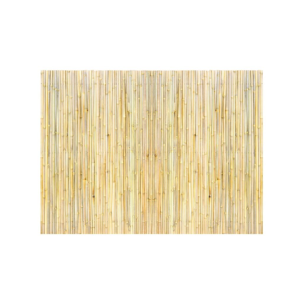 Natural Rolled Bamboo Fence Bamboo Panel 4 Ft H X 6 Ft L X 0.75 In D.
