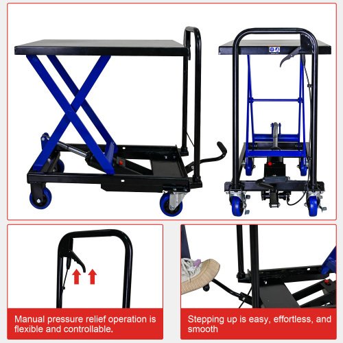 Hydraulic Lift Truck Used For Material Handling And Transportation
