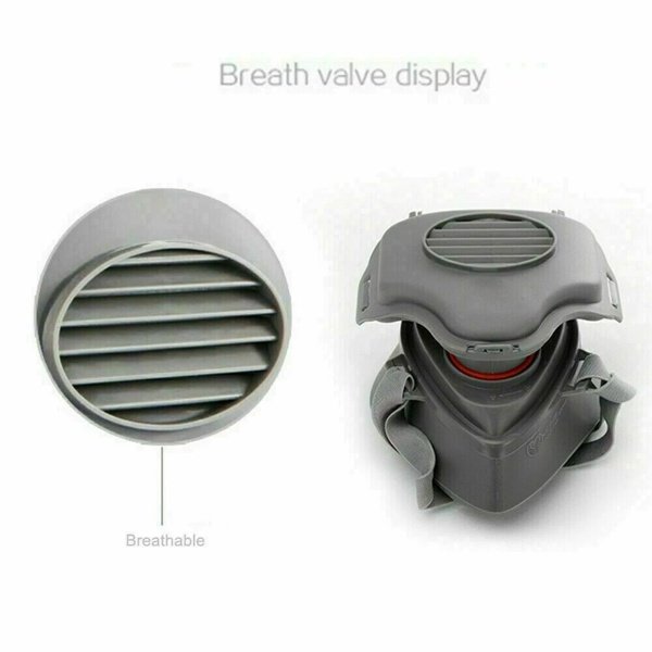 Reusable Half Face Cover Respirator Dust Mask For Woodworking Painting Welding-Logistics Only For USPS. TK And TMEU Only For Self-pickup