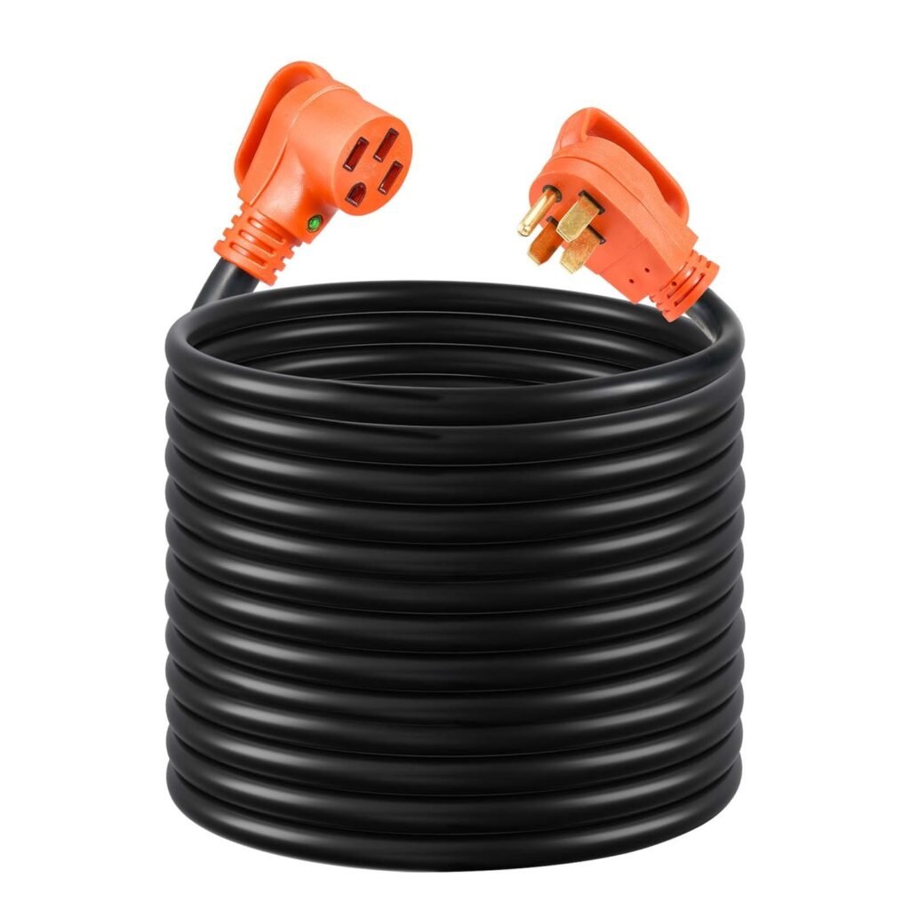 100 FT 50A RV Extension Cord STW 6/3 +8/1 Gauge Wire NEMA 14-50P NEMA 14-50R ETL