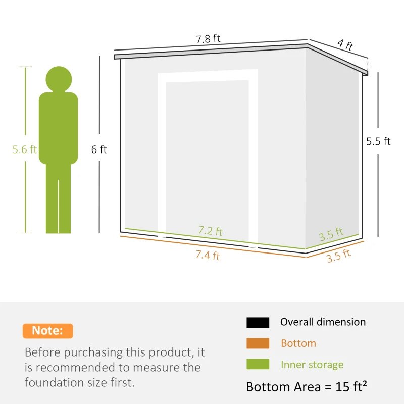 Plastic Outdoor Storage Shed With Floor, Window, Lockable Doors And Vents For Backyard Patio Lawn, Multiple Packages Shipped. Please Pay Attention To The Dimensions And Weight In The Details.