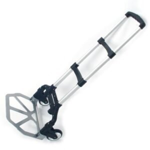 Portable, Foldable, Telescopic Trolley Trolley, Trolley, Luggage Cart, Black - Image 11