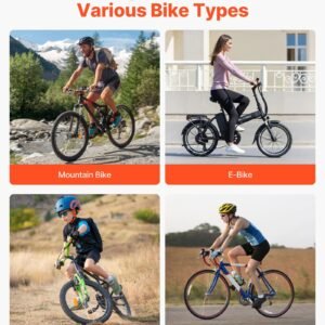 Freestanding Bike Rack Max 5 Bikes Storage Bicycle Organizer Standing Bike Rack - Image 3
