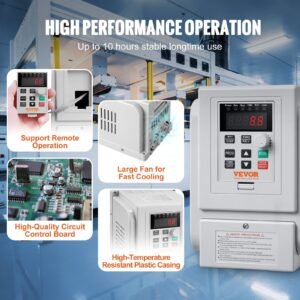 VFD 4KW,18A,5HP Variable Frequency Drive For 3-Phase Motor Speed Control - Image 2