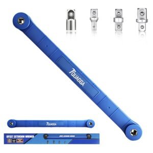 Offset Extension Wrench, Impact Grade Square Drive Adapters For Hard To Reach Fasteners In Tight Spaces 3 Piece Set - Image 11