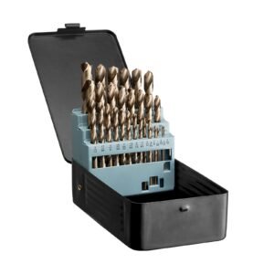 Cobalt Drill Bit Set 29 Pcs M35 High Speed Steel Cobalt Drill Bits Storage Case - Image 1