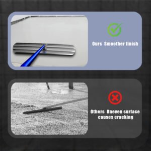 Bull Float Concrete Tools,48inx8in Magnesium Aluminum Alloy Concrete Float With 4 Combinable Handles,Concrete Bull Float With Carrying Toolbox,Trowel,Concrete Bull Float Kit For Concrete Finishing - Image 6