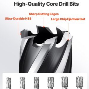 Low Profile Magnetic Drill Press Mag Drill Press 1300 W 1.4 In Boring Dia - Image 4