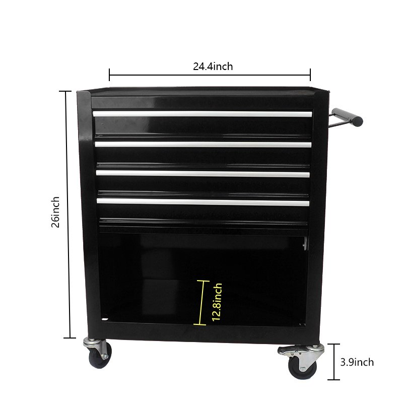 Metal Wheelie Tool Cart