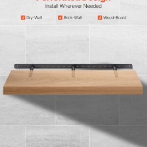1 Pack Shelf Bracket 34 Inch / 863.6 Mm Heavy Duty Floating Shelf Bracket - Image 4