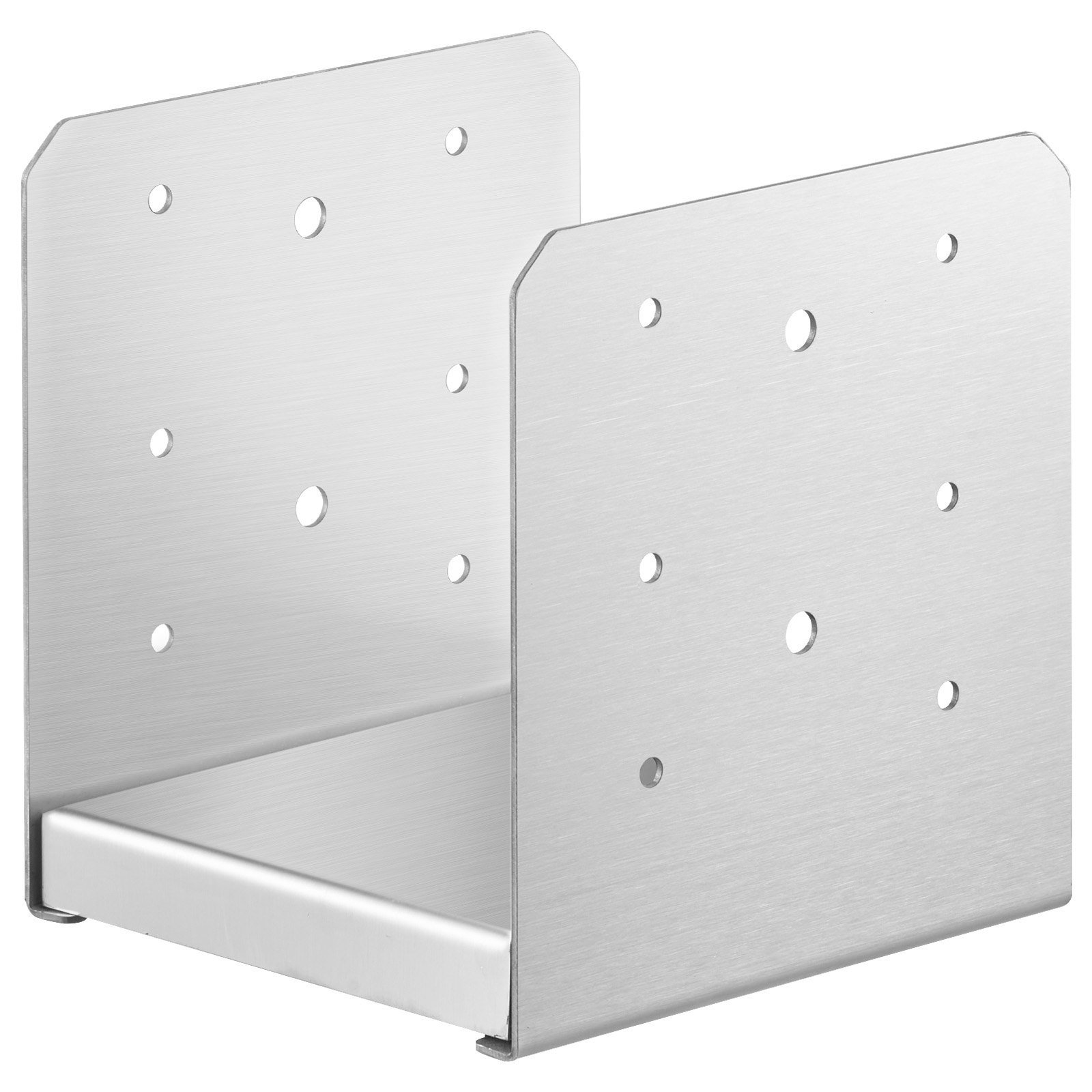 6'x 6' Post Base, 10Pcs Stainless Steel Adjustable Post Anchor Bracket(Internal 5.9 X 5.5'), Adjustable Post Base For Pavilion Deck Porch Handrail Railing Support Decorative Anchor Plate - Image 1