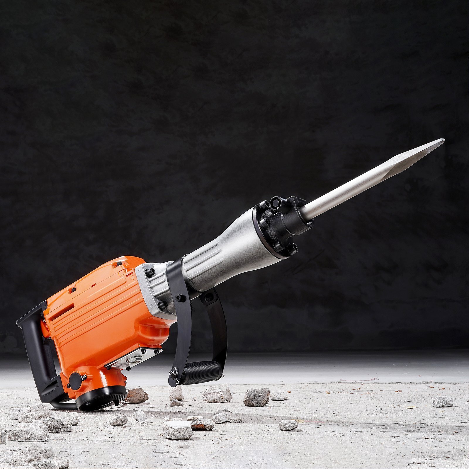 Demolition Jack Hammer Concrete Breaker 2200W Electric Hammer 2 Chisel Bits - Image 6
