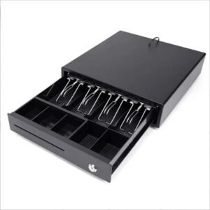 Electrically Opening Cash Drawer, Space-Saving Money Drawer With Coin & Banknote   Tray - Image 6