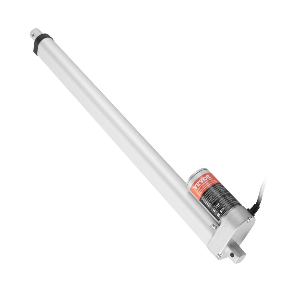 Linear Actuator 12V, 18 Inch High Load 330lbs 1500N Linear Actuator, 0.19' S Linear Motion Actuator With Mounting Bracket And IP54 Protection