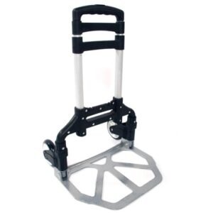 Portable, Foldable, Telescopic Trolley Trolley, Trolley, Luggage Cart, Black - Image 10