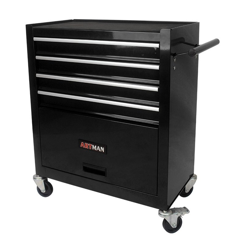 Metal Wheelie Tool Cart