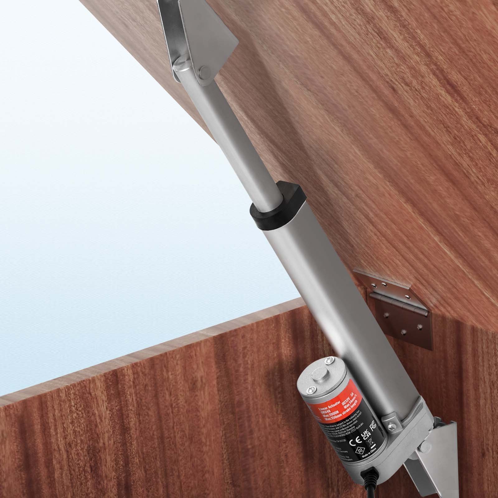 Linear Actuator 12V, 6 Inch High Speed 0.55'/s Linear Actuator, 220lbs/1000N Linear Motion Actuator With Mounting Bracket And IP54 Protection - Image 6