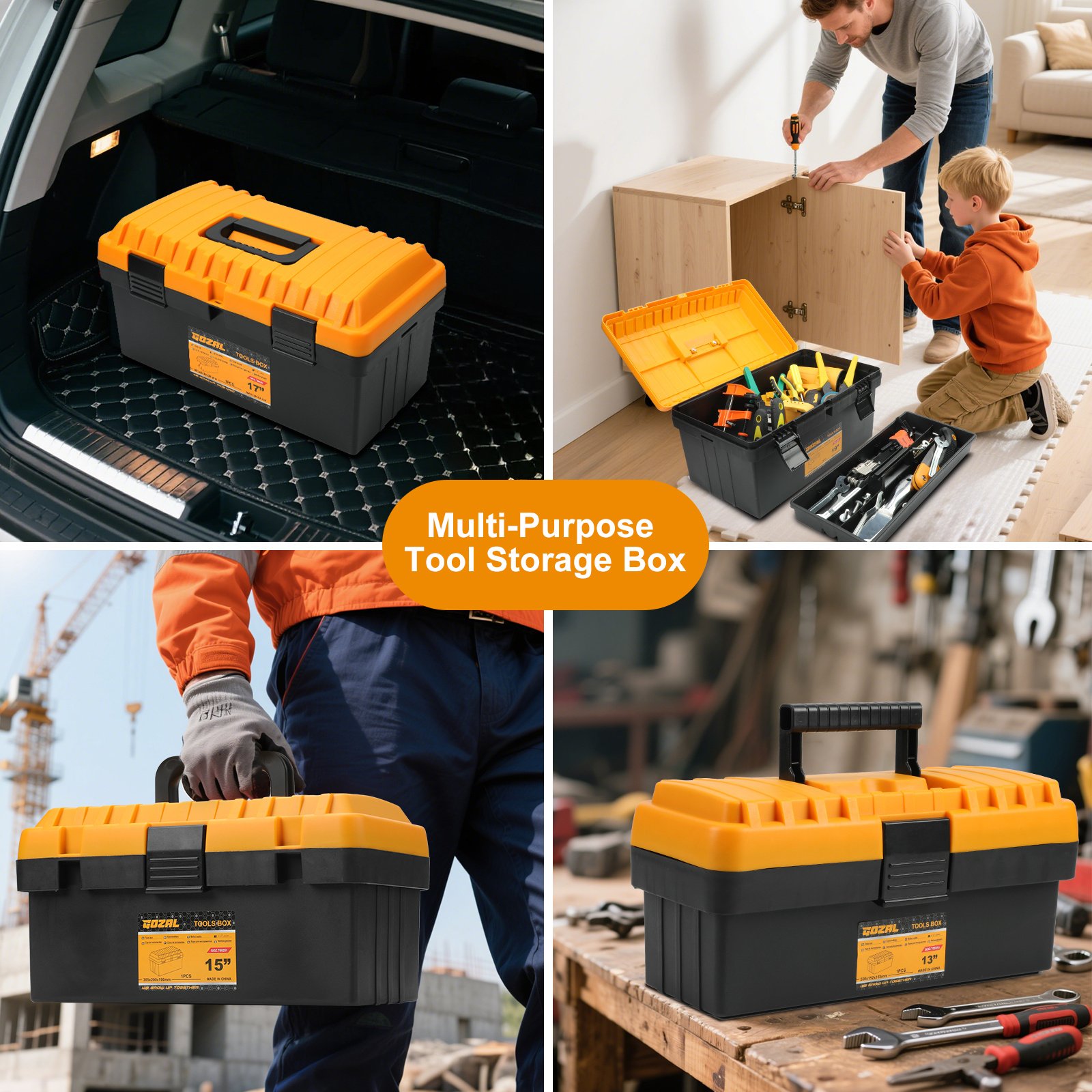 4-in-1 Toolbox,Toolbox Set - Image 3