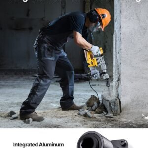 Demolition Jack Hammer Concrete Breaker 1400W Electric Hammer 2 Chisel Bit - Image 4